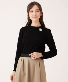 TO BE CHIC / トゥー ビー シック ニット・セーター | レーヨンモール フリルハイネックニット