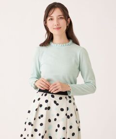 TO BE CHIC / トゥー ビー シック ニット・セーター | レーヨンモール フリルハイネックニット