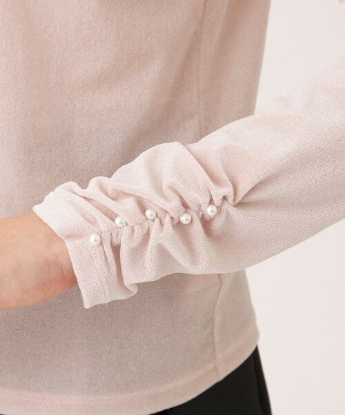 TO BE CHIC / トゥー ビー シック カットソー | シアーベロア ハイネックカットソー | 詳細8