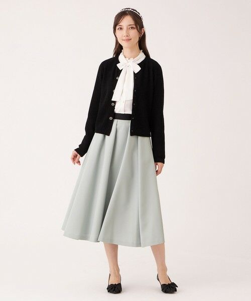 TO BE CHIC / トゥー ビー シック ロング・マキシ丈スカート | ランダムタック ツイルスカート | 詳細3