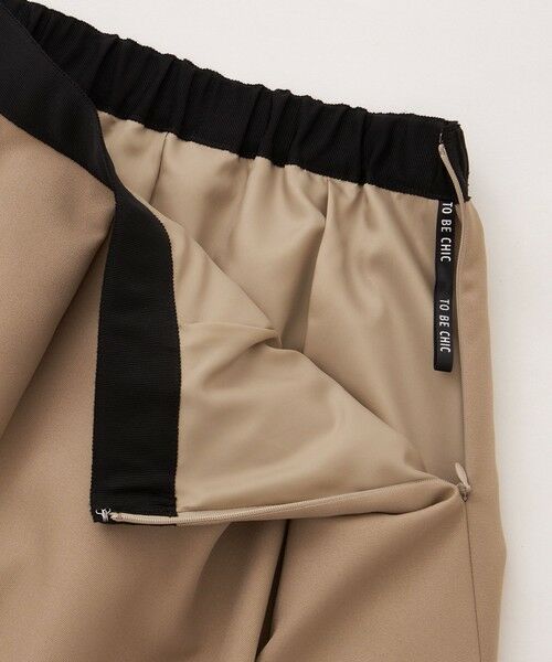 TO BE CHIC / トゥー ビー シック ロング・マキシ丈スカート | ランダムタック ツイルスカート | 詳細8