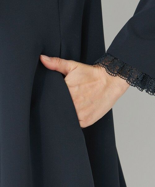 TO BE CHIC / トゥー ビー シック ノーカラージャケット | デュアルストレッチ ZIP チュニック | 詳細7