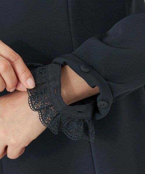 TO BE CHIC / トゥー ビー シック ノーカラージャケット | デュアルストレッチ ZIP チュニック | 詳細9