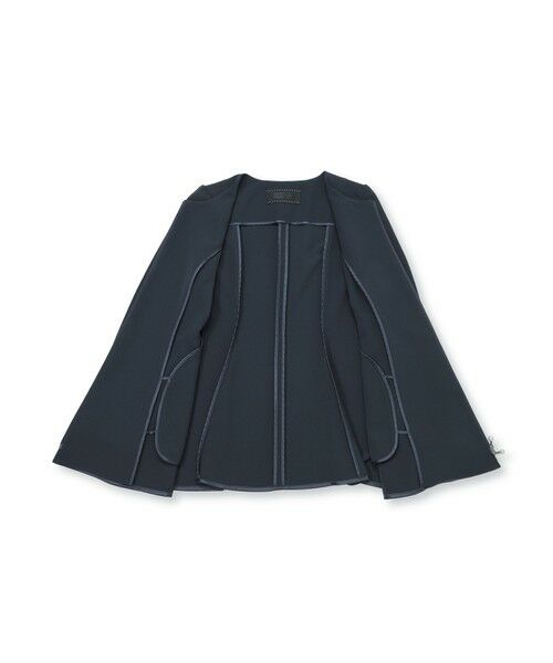 TO BE CHIC / トゥー ビー シック ノーカラージャケット | デュアルストレッチ ZIP チュニック | 詳細11