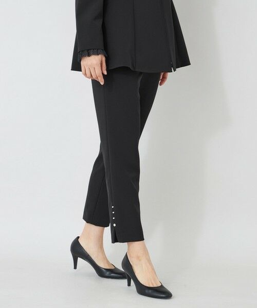 TO BE CHIC / トゥー ビー シック その他パンツ | デュアルストレッチウエストゴム パンツ（ブラック1）