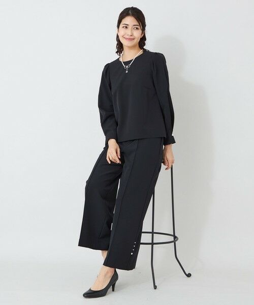 TO BE CHIC / トゥー ビー シック その他パンツ | デュアルストレッチ ワイドパンツ | 詳細2