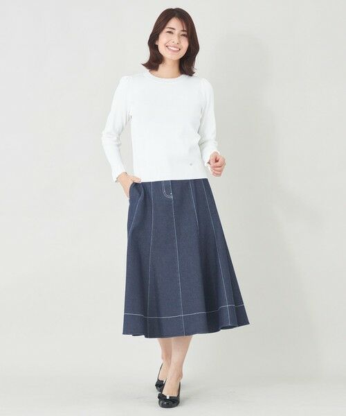 TO BE CHIC / トゥー ビー シック ニット・セーター | ラメアクセント リブコンビニット | 詳細1