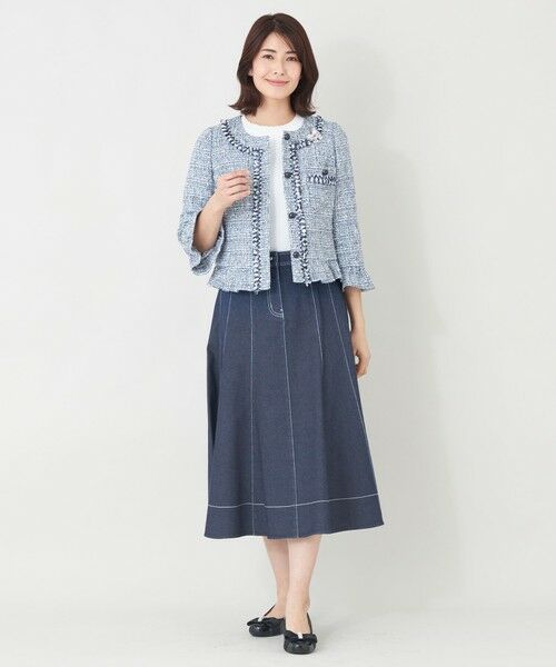 TO BE CHIC / トゥー ビー シック ニット・セーター | ラメアクセント リブコンビニット | 詳細2