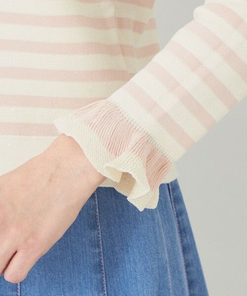 TO BE CHIC / トゥー ビー シック ニット・セーター | スパンコール ボーダーニット | 詳細6