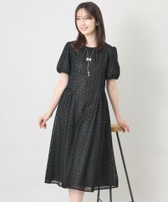 TO BE CHIC / トゥー ビー シック ロング・マキシ丈ワンピース | ジャカードレース ギャザードレス
