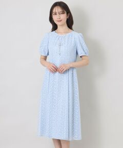 TO BE CHIC / トゥー ビー シック ロング・マキシ丈ワンピース | ジャカードレース ギャザードレス