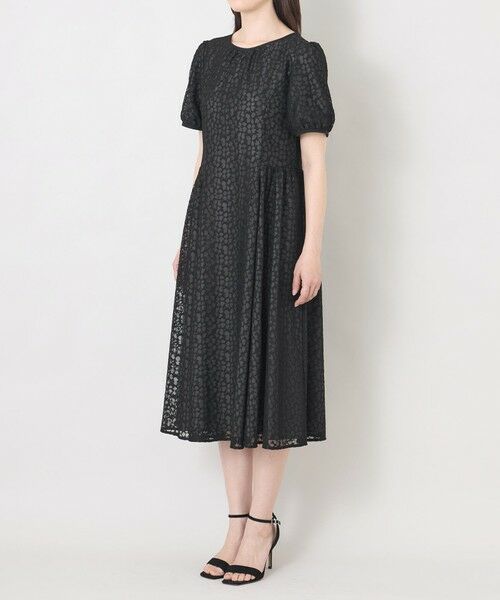 TO BE CHIC / トゥー ビー シック ロング・マキシ丈ワンピース | ジャカードレース ギャザードレス | 詳細5