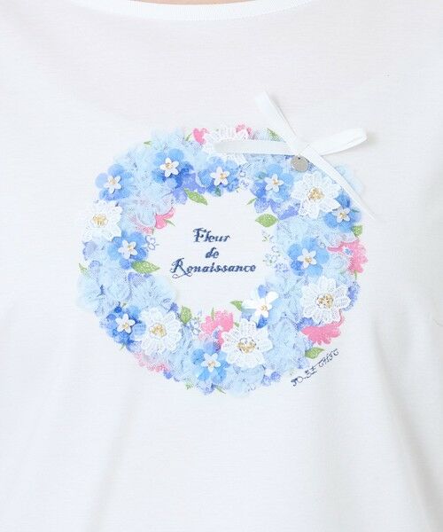 TO BE CHIC / トゥー ビー シック カットソー | フルールモチーフ カットソー | 詳細7