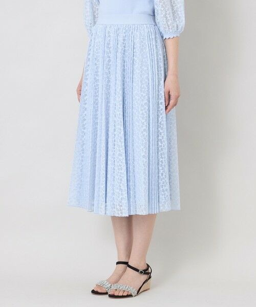 TO BE CHIC / トゥー ビー シック ロング・マキシ丈スカート | ジャカードレース プリーツスカート | 詳細6