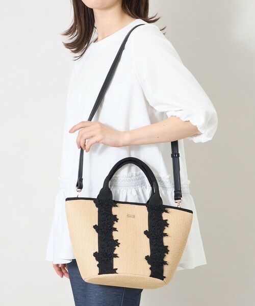 TO BE CHIC / トゥー ビー シック メッセンジャーバッグ・ウエストポーチ | フラワーレース　バスケット | 詳細1