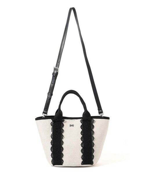 TO BE CHIC / トゥー ビー シック メッセンジャーバッグ・ウエストポーチ | スカラップレースバスケット | 詳細7