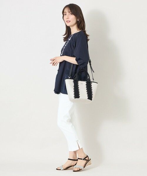 TO BE CHIC / トゥー ビー シック メッセンジャーバッグ・ウエストポーチ | スカラップレースバスケット | 詳細1