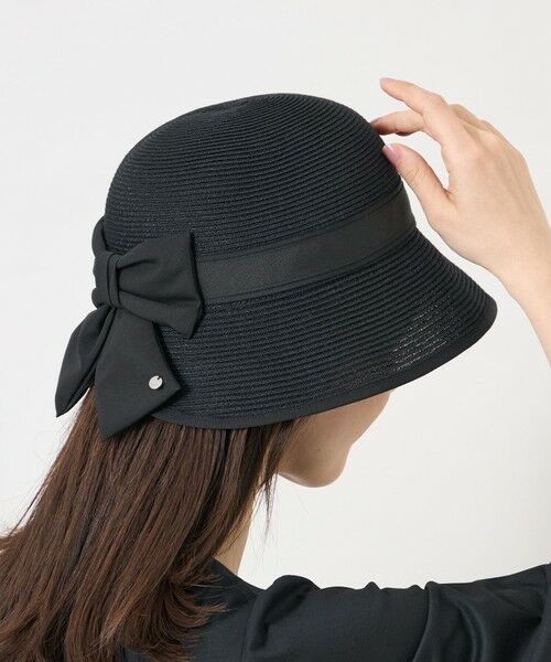 TO BE CHIC / トゥー ビー シック ハット | バックリボン ブレードハット | 詳細3
