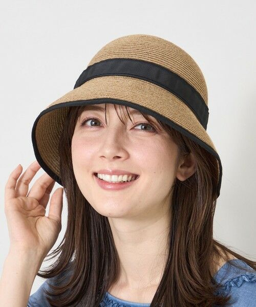 TO BE CHIC / トゥー ビー シック ハット | バックリボン ブレードハット（ベージュ１）