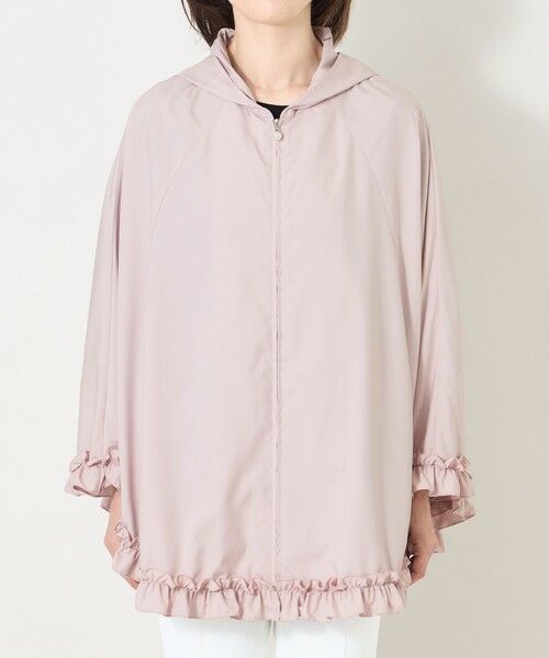 TO BE CHIC / トゥー ビー シック ノーカラージャケット | フリルポンチョ | 詳細3