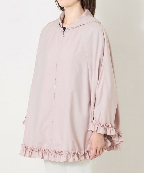 TO BE CHIC / トゥー ビー シック ノーカラージャケット | フリルポンチョ | 詳細4