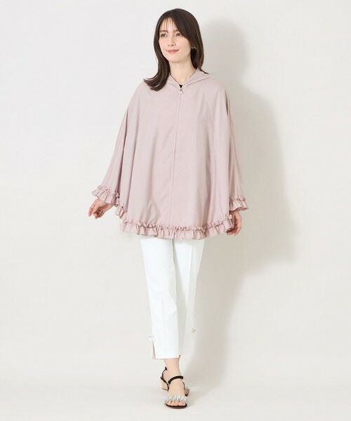 TO BE CHIC / トゥー ビー シック ノーカラージャケット | フリルポンチョ | 詳細2