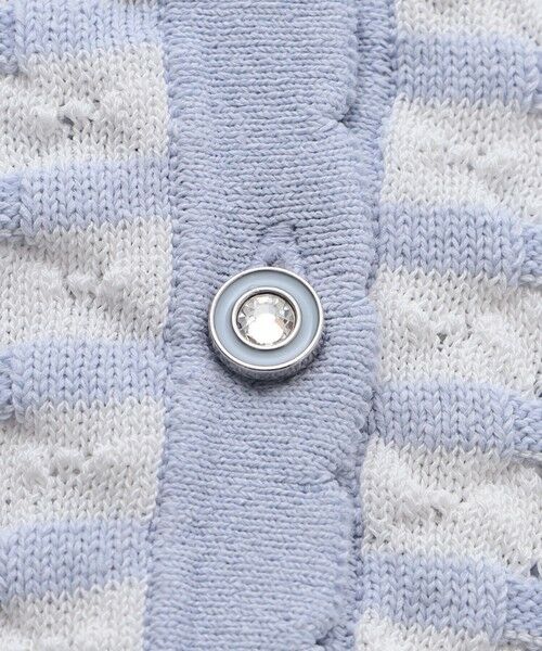 TO BE CHIC / トゥー ビー シック ブルゾン | エアリーボーダー ニットパーカー | 詳細7