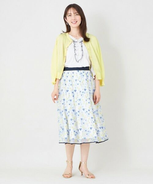 TO BE CHIC / トゥー ビー シック ブルゾン | シアーギャザースリーブ カーディガン | 詳細6