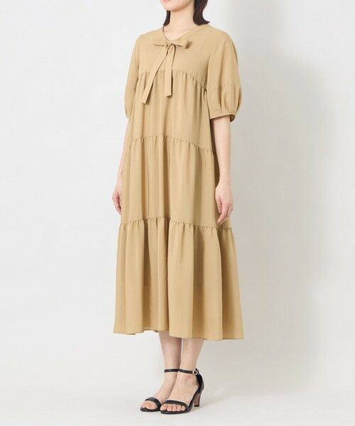 TO BE CHIC / トゥー ビー シック ロング・マキシ丈ワンピース | ヴェール ティアードドレス | 詳細5