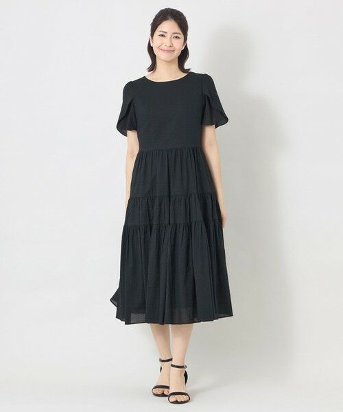 TO BE CHIC / トゥー ビー シック ロング・マキシ丈ワンピース | 【予約販売】ウェーブローン エアリーティアードドレス | 詳細2