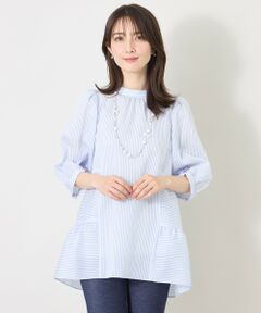 TO BE CHIC / トゥー ビー シック シャツ・ブラウス | シルキーサッカー ティアードチュニックブラウス