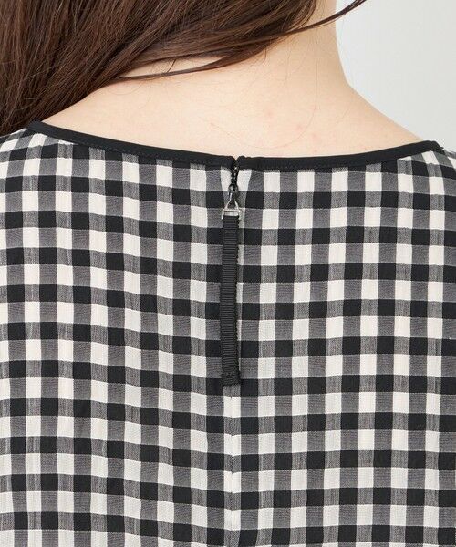 TO BE CHIC / トゥー ビー シック シャツ・ブラウス | シアーギンガム フロントギャザーブラウス | 詳細8