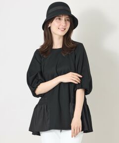 TO BE CHIC / トゥー ビー シック カットソー | スモッキング ティアードチュニック