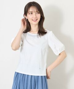 TO BE CHIC / トゥー ビー シック カットソー | ビジュー＆ホットフィックス カットソー