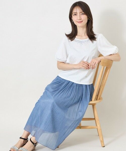 TO BE CHIC / トゥー ビー シック カットソー | ビジュー＆ホットフィックス カットソー | 詳細7