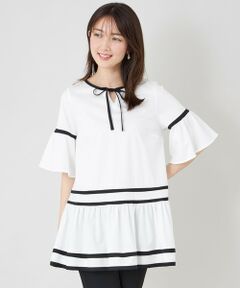 TO BE CHIC / トゥー ビー シック カットソー | バイカラーカットソー チュニック