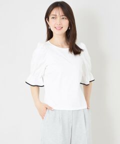 TO BE CHIC / トゥー ビー シック カットソー | ポイントリボン デザインプルオーバー