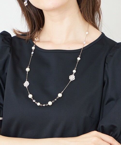 TO BE CHIC / トゥー ビー シック ネックレス・ペンダント・チョーカー | カメリアビジューネックレス（ゴールド1）