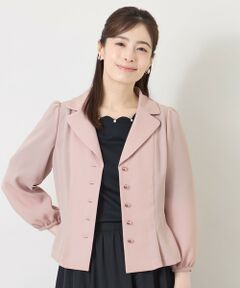 TO BE CHIC / トゥー ビー シック ノーカラージャケット | BOB＆PINK ショートテーラードジャケット