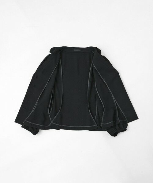 TO BE CHIC / トゥー ビー シック ノーカラージャケット | BOB＆PINK ショートテーラードジャケット | 詳細9