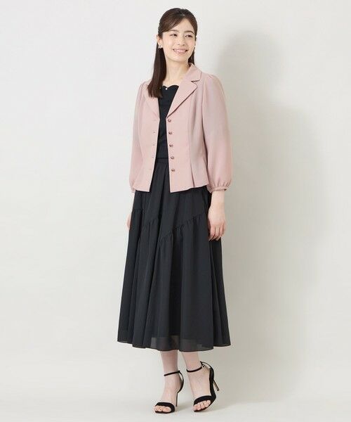 TO BE CHIC / トゥー ビー シック ノーカラージャケット | BOB＆PINK ショートテーラードジャケット | 詳細2