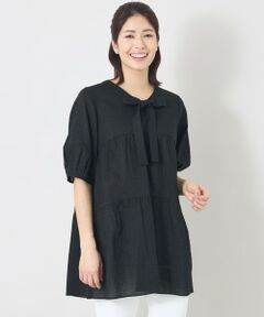 TO BE CHIC / トゥー ビー シック シャツ・ブラウス | ウェーブローン エアリーティアードチュニック