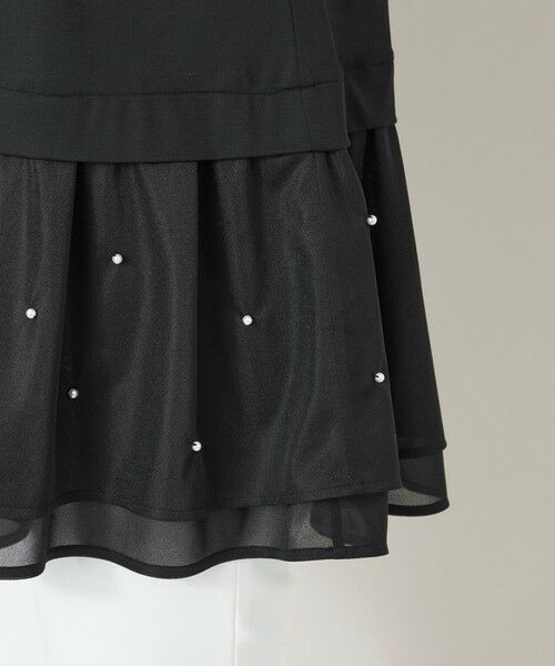 TO BE CHIC / トゥー ビー シック カットソー | シアーアクセント パールビジューチュニック | 詳細7