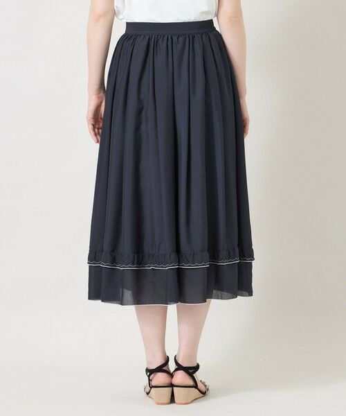TO BE CHIC / トゥー ビー シック ロング・マキシ丈スカート | ライトタッチ ギャザーフリルスカート | 詳細5