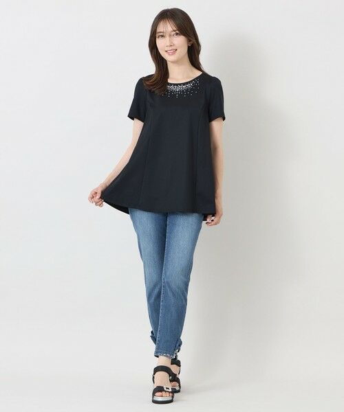 TO BE CHIC / トゥー ビー シック スニーカー | ビジューリボン サンダル | 詳細3