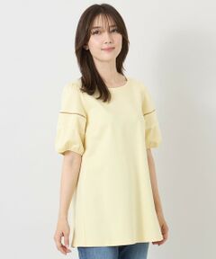 TO BE CHIC / トゥー ビー シック カットソー | ハイゲージポンチ レーススリーブチュニック