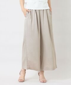 TO BE CHIC / トゥー ビー シック その他パンツ | ヴィンテージライク サテンイージーパンツ