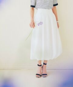 TO BE CHIC / トゥー ビー シック ロング・マキシ丈スカート | タフタ バルーンシルエットスカート