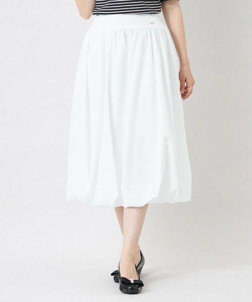 TO BE CHIC / トゥー ビー シック ロング・マキシ丈スカート | タフタ バルーンシルエットスカート | 詳細11