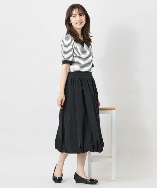 TO BE CHIC / トゥー ビー シック ロング・マキシ丈スカート | タフタ バルーンシルエットスカート | 詳細3